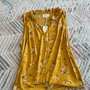 Large | Melloday | Yellow Tank Top | New with Tags
